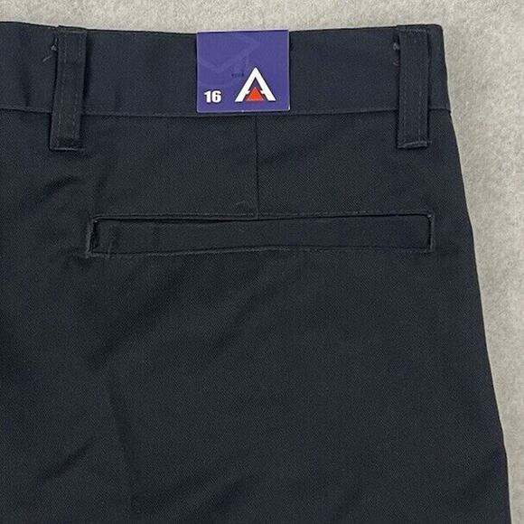 Access School Wear Uniform Pants Boys Size 16 Blue Twill Pockets Flat Front NEW - Picture 10 of 12